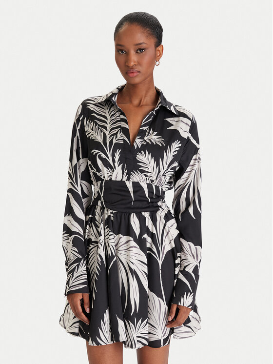 Guess Guess Rochie cocktail W5YK00 WF1T2 Verde Regular Fit