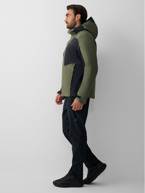 4F 4F Spodnie outdoor URBAN COMMUTER Czarny Regular Fit