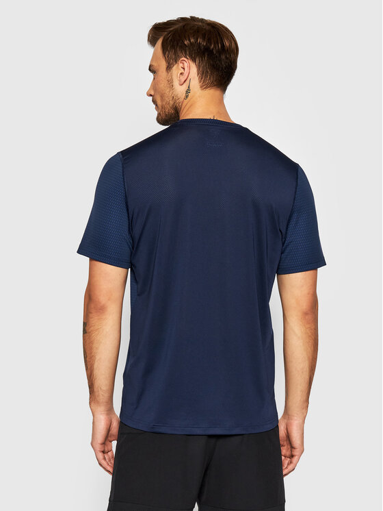Reebok T-shirt technique Sweatshift Move GN9098 Bleu marine Slim Fit •  Modivo.fr