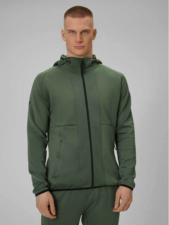 4F 4F Bluza ATHLETIC Khaki Regular Fit