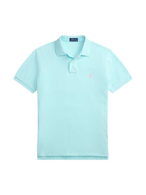 Polo Ralph Lauren Polo Ralph Lauren Polokošeľa 710536856500 Tyrkysová Slim Fit