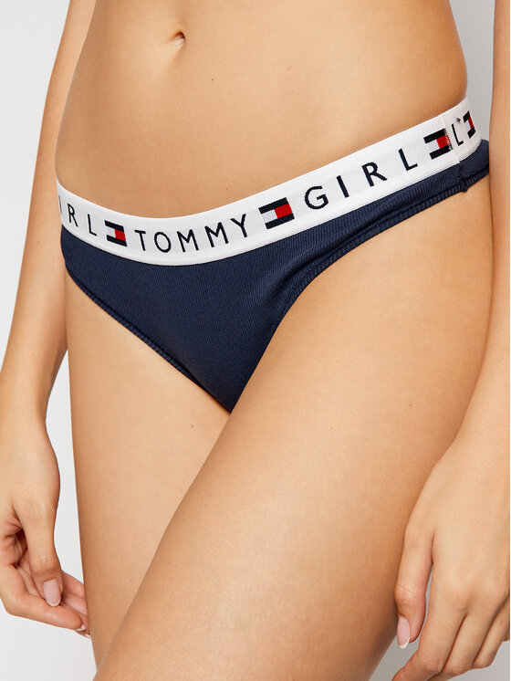 Tommy Hilfiger Tommy Hilfiger Stringi UW0UW01572 Granatowy