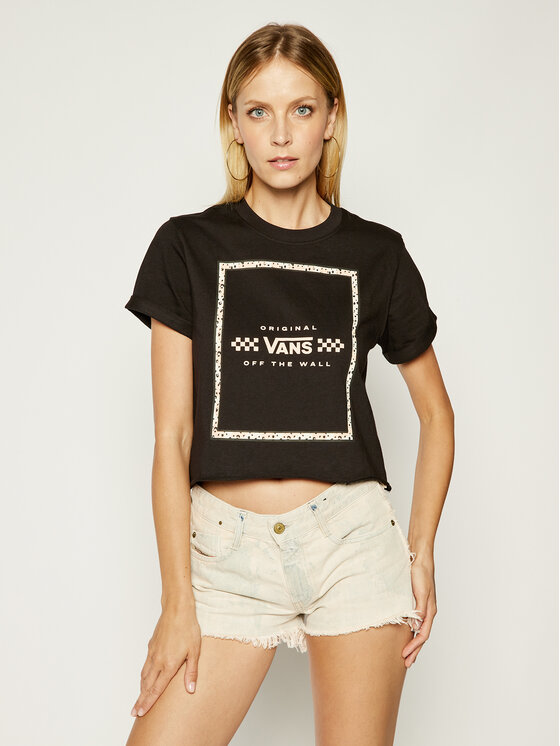 Vans off the wall hotsell crop top