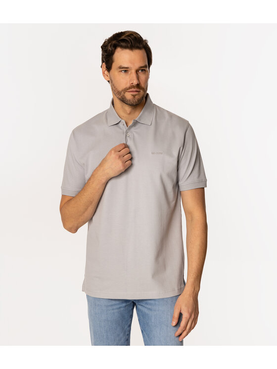 Lee Cooper Lee Cooper Polo TEO 5051 Szary Regular Fit