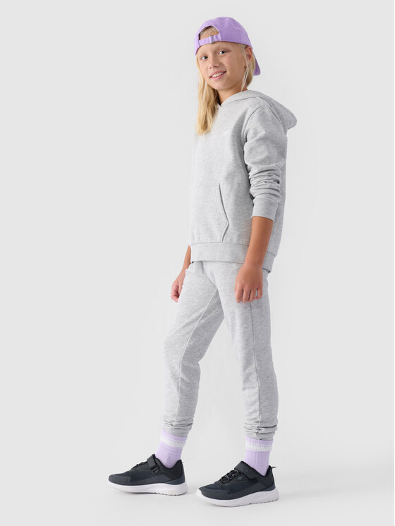 4F 4F Spodnie dresowe NOS Szary jasny Regular Fit