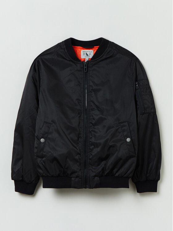 OVS OVS Μπόμπερ μπουφάν 1821628 Μαύρο Regular Fit