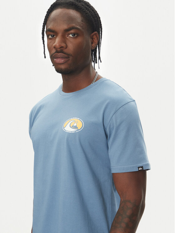 Quiksilver Quiksilver Футболка Ev Flower Chaos Ss EQYZT08050 Голубий Regular Fit