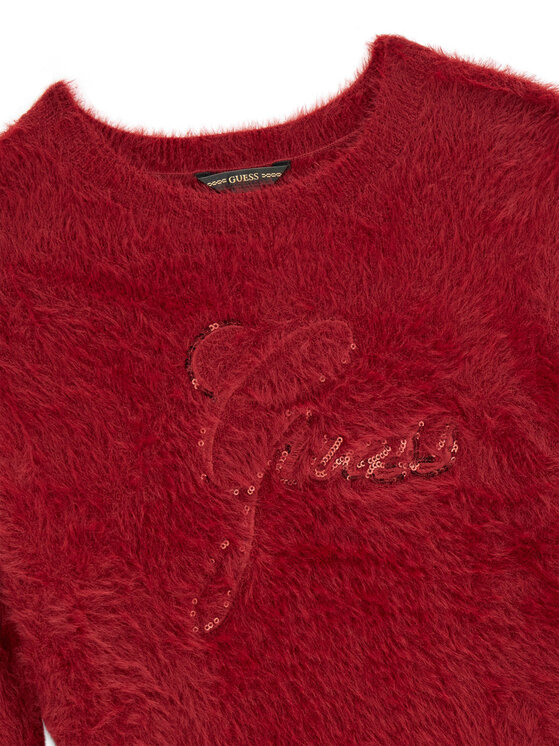 Guess Guess Φόρεμα υφασμάτινο J6BK05 Z1294 Σκούρο κόκκινο Regular Fit