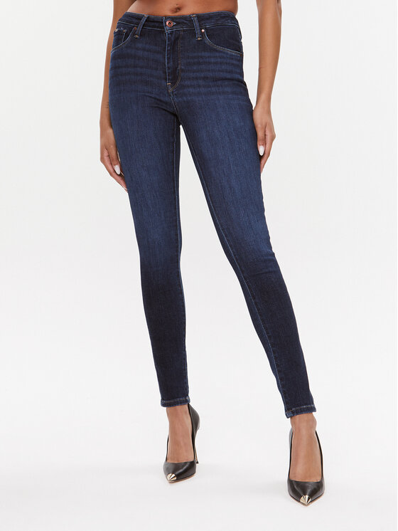 Pepe Jeans Pepe Jeans Jeans hlače Regent PL204171 Mornarsko modra Skinny Fit