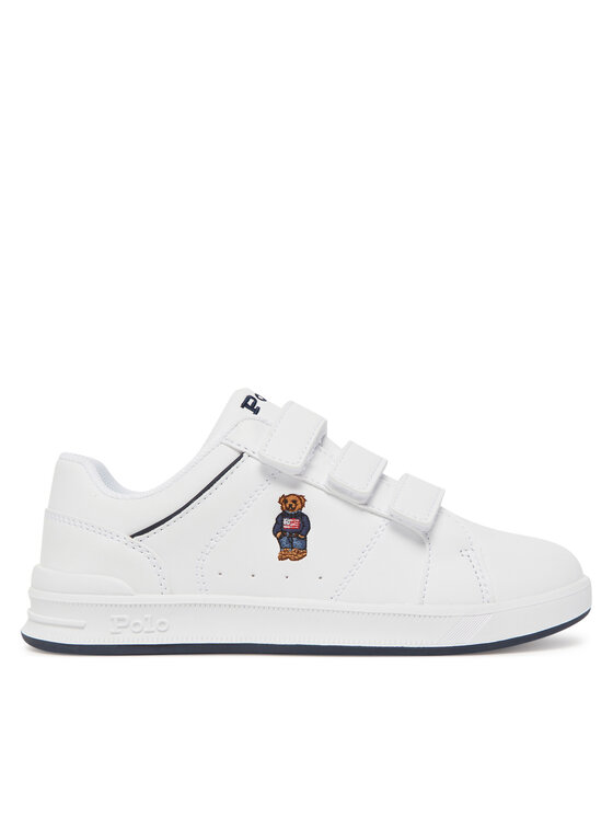 Sneakers Polo Ralph Lauren Heritage Court IV Ezz Bear RL02939101 Alb