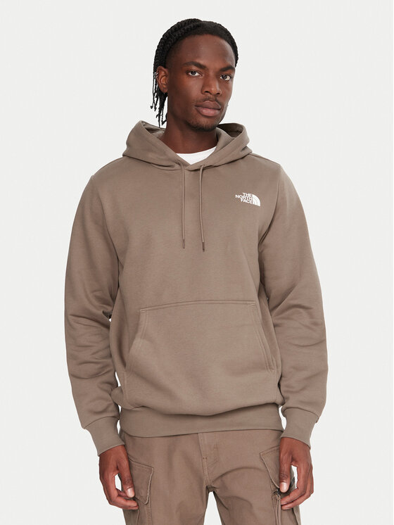The North Face Bluza Simple Dome NF0A89FC Brązowy Regular Fit