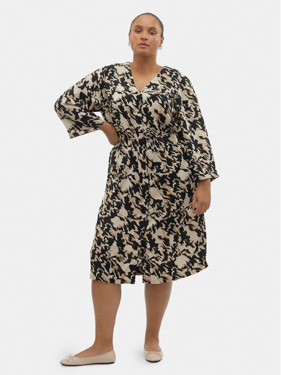 Vero Moda Curve Vero Moda Curve Marškinių tipo suknelė Nora 10294730 Spalvota Regular Fit
