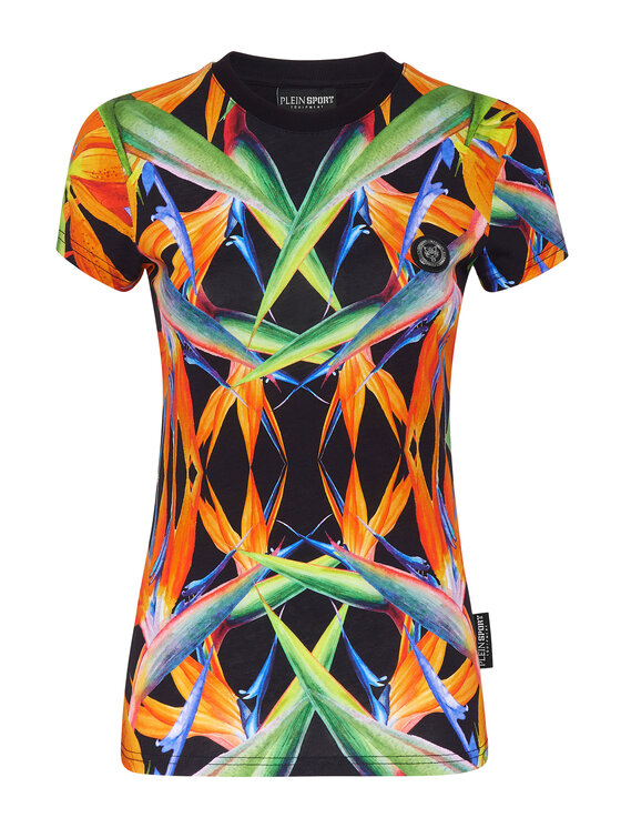 Plein Sport Plein Sport T-Shirt 2225 Czarny Regular Fit