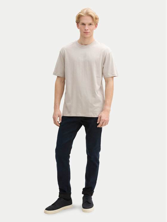 Tom Tailor Denim Tom Tailor Denim Majica 1045021 Siva Relaxed Fit