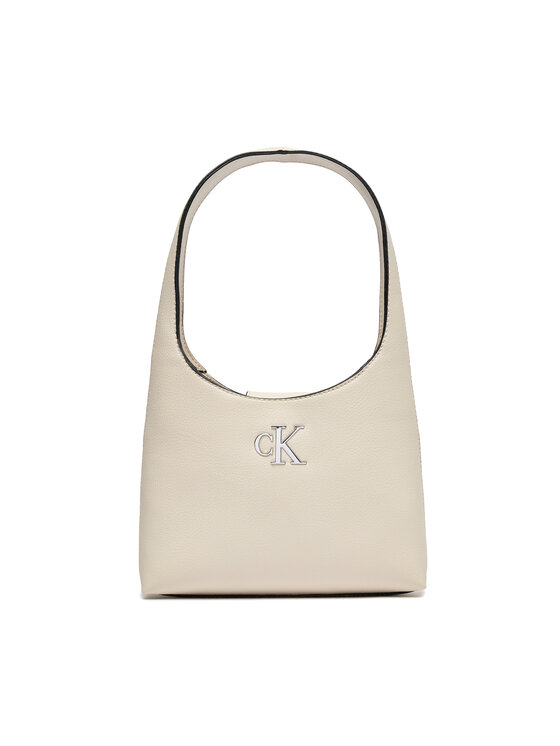 Calvin Klein Jeans Calvin Klein Jeans Borsetta Minimal Monogram Shoulder Bag K60K610843 Écru