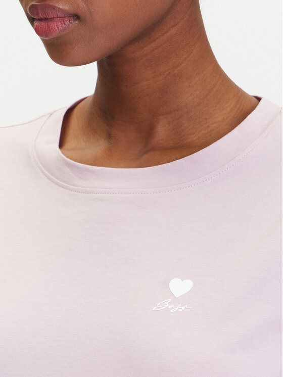BOSS BOSS T-krekls C_Esogo_3 50545288 Rozā Regular Fit