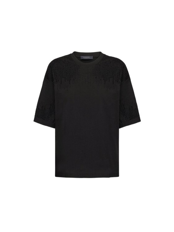 Elena Mirò Elena Mirò T-shirt G315Z100523N033 Nero Regular Fit