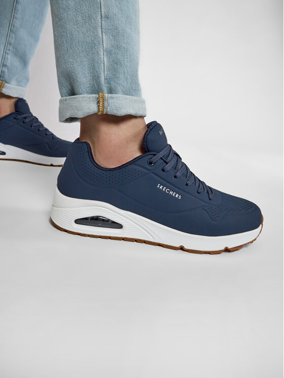 Skechers Skechers Sneakersy Uno-Stand On Air 52458/NVY Tmavomodrá