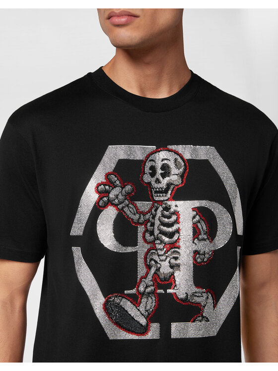 PHILIPP PLEIN PHILIPP PLEIN T-shirt 15135 Nero Regular Fit