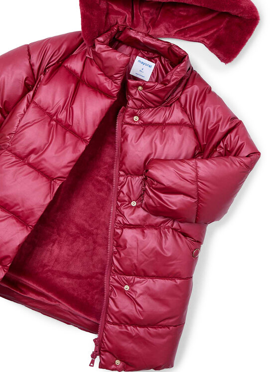Mayoral Mayoral Зимно яке 4447 Червен Relaxed Fit