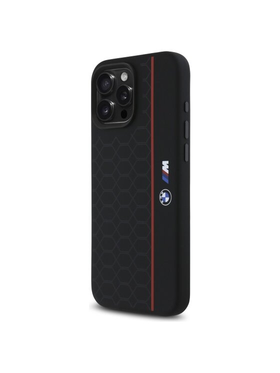 BMW Motorsport BMW Motorsport Etui na telefon Silicone Hexagon Red Line Czerwony