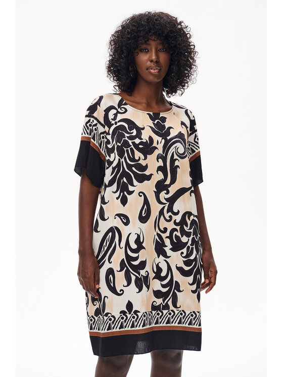blue shadow blue shadow Sukienka codzienna Elya 2 Czarny Regular Fit
