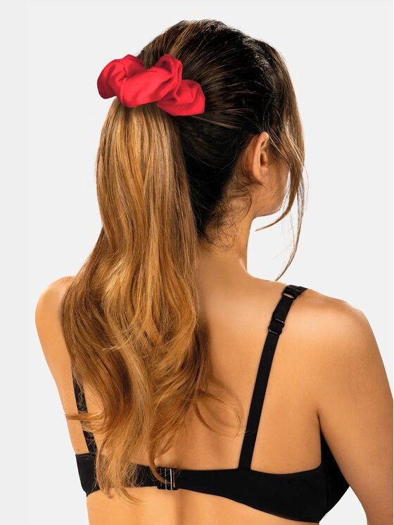 Miss Lou Miss Lou Elastico per capelli A-RE1-C Rosso