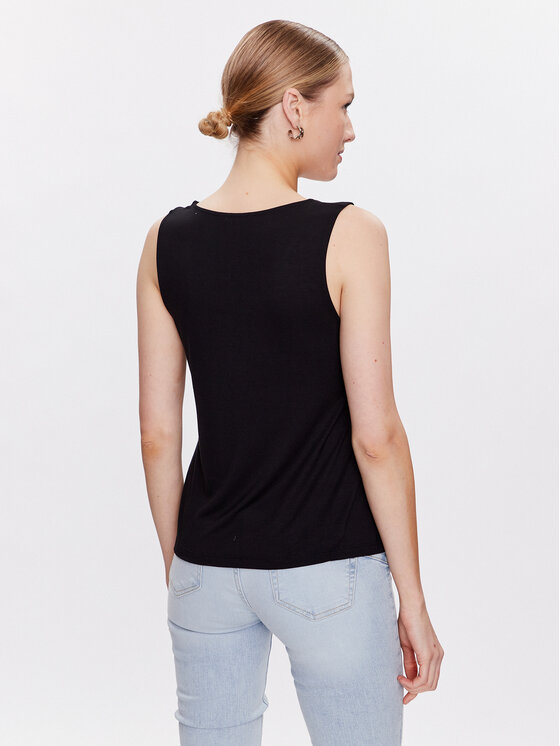 Liu Jo Beachwear Liu Jo Beachwear Top VA3100 J5360 Czarny Regular Fit