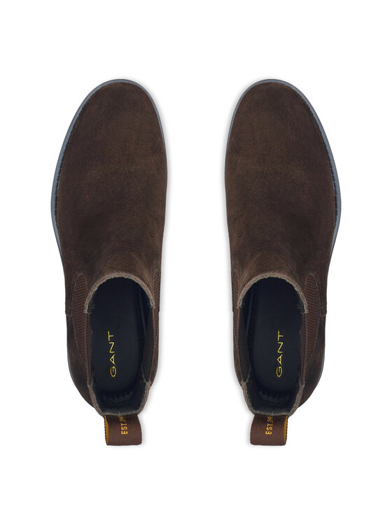 Gant Gant Kotníková obuv s elastickým prvkem 31653106 Hnědá