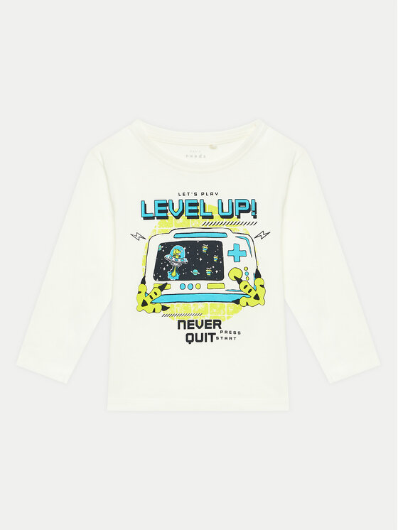 NAME IT NAME IT Μπλουζάκι 13218853 Λευκό Loose Fit
