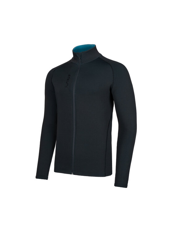 Alpinus Alpinus Bluza Tirol 1/3 zipper Szary Regular Fit