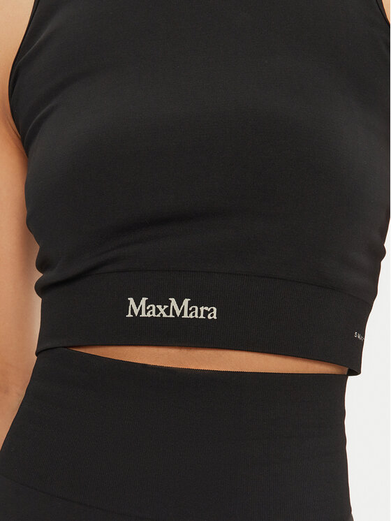 Max Mara Leisure Max Mara Leisure Top Urago 2426366208 Črna Slim Fit