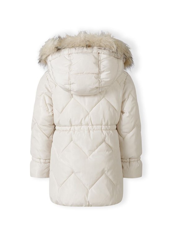 minoti minoti Kurtka zimowa 32COAT173 Kremowy Longline Fit