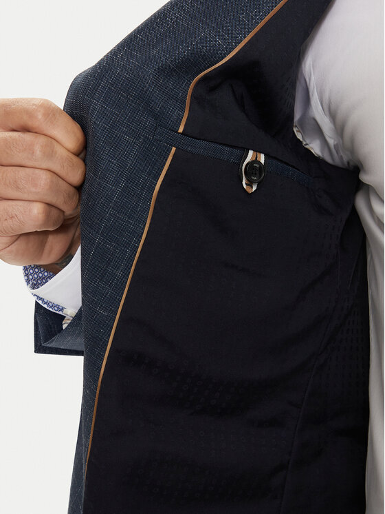 BOSS Boss Zakó H-Hutson-224 50521645 Sötétkék Slim Fit