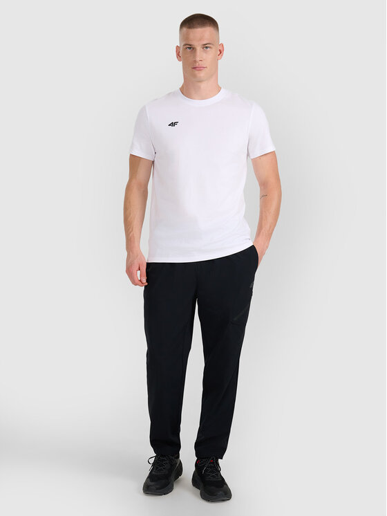 4F 4F T-Shirt B2B Biały Regular Fit