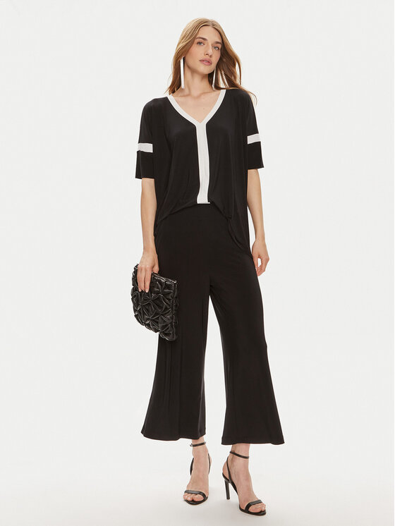 Joseph Ribkoff Joseph Ribkoff Μπλουζάκι 241125 Μαύρο Relaxed Fit