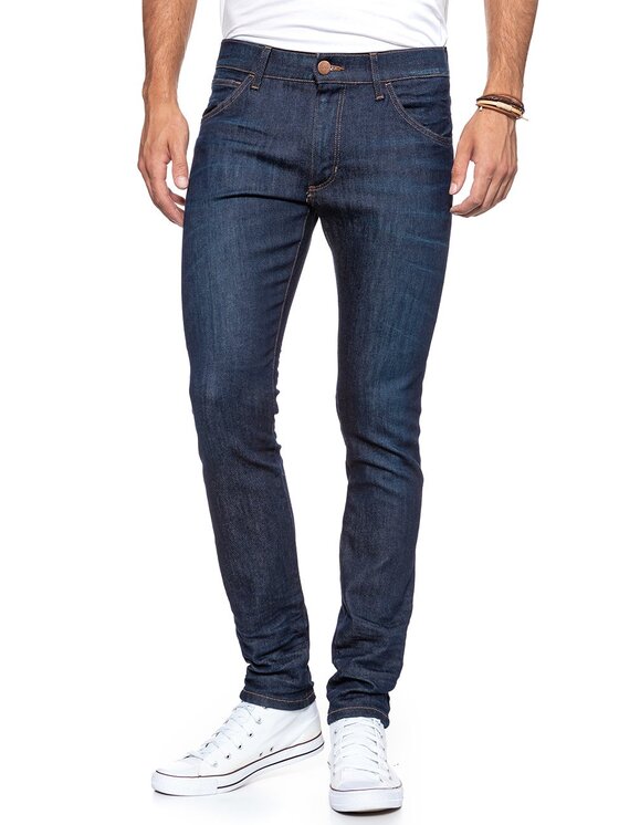Wrangler Wrangler Jeansy BRYSON Niebieski Skinny Fit