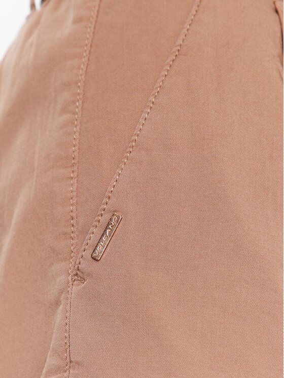 Volcano Volcano Kratke hlače iz tkanine P-Maja L23255-S23 Rjava Regular Fit