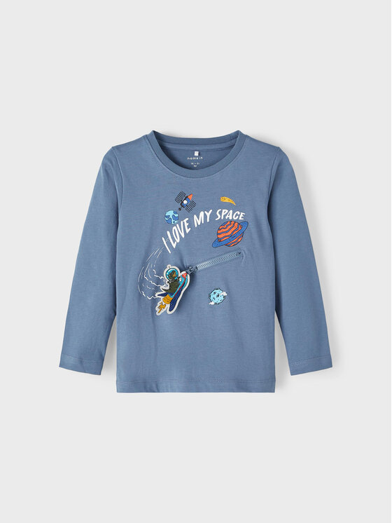 NAME IT NAME IT Μπλουζάκι 13221576 Μπλε Regular Fit