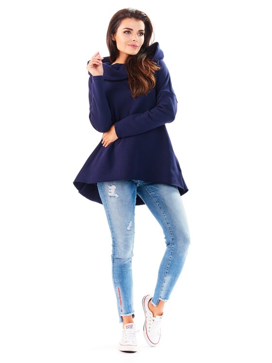 Awama Awama Felpa A200 Blu scuro Basic Fit