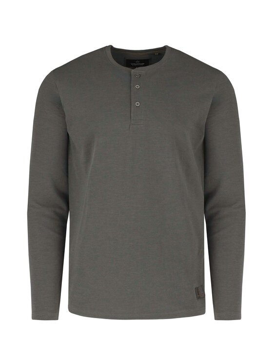 Volcano Volcano Longsleeve L-LARK Szary Regular Fit