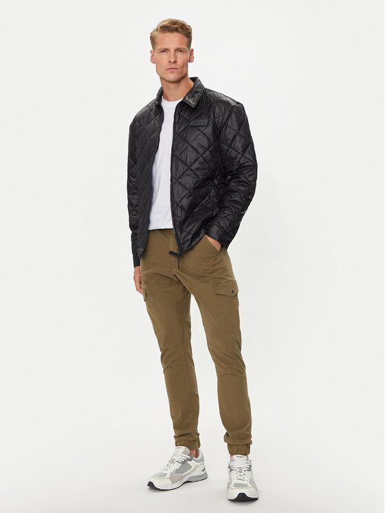 Guess Guess Μπουφάν πουπουλένιο Z4YL02 WGAD2 Μαύρο Regular Fit