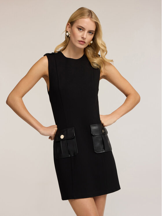 Motivi Motivi Vestito da giorno 7000Q003429N033 Nero Regular Fit