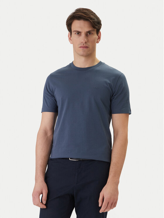 BOSS BOSS Póló Thompson 01 50468347 Kék Regular Fit