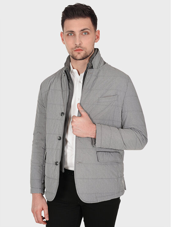 Evenemen Evenemen Kurtka przejściowa VIVERO Szary Slim Fit