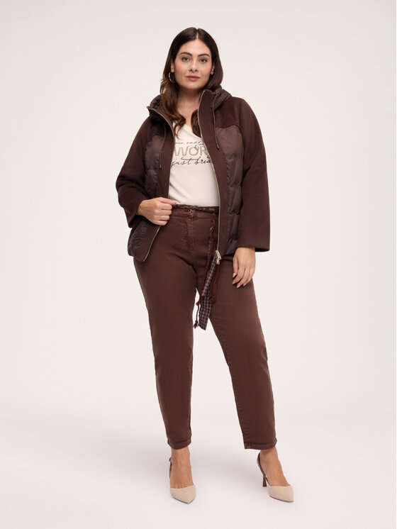Fiorella Rubino Fiorella Rubino Płaszcz zimowy F079T001518N022 Brązowy Regular Fit