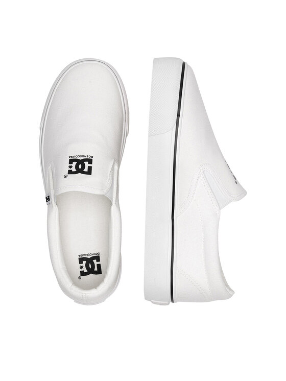 DC DC Sneakers aus Stoff WFA3015-1 Weiß