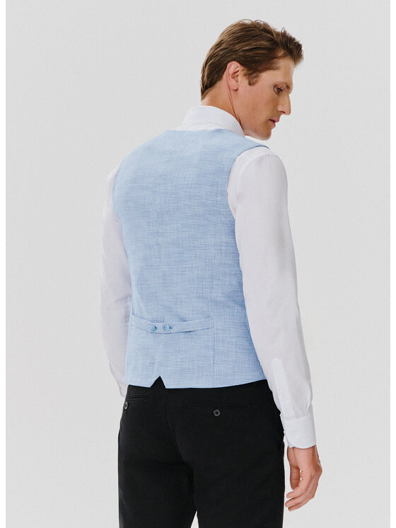 Pako Lorente Pako Lorente Kamizelka P24WF-8X-006 Niebieski Slim Fit