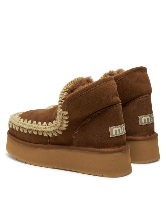 Mou Mou Škornji za sneg Mini Eskimo Platform Boot FW681000A Rjava