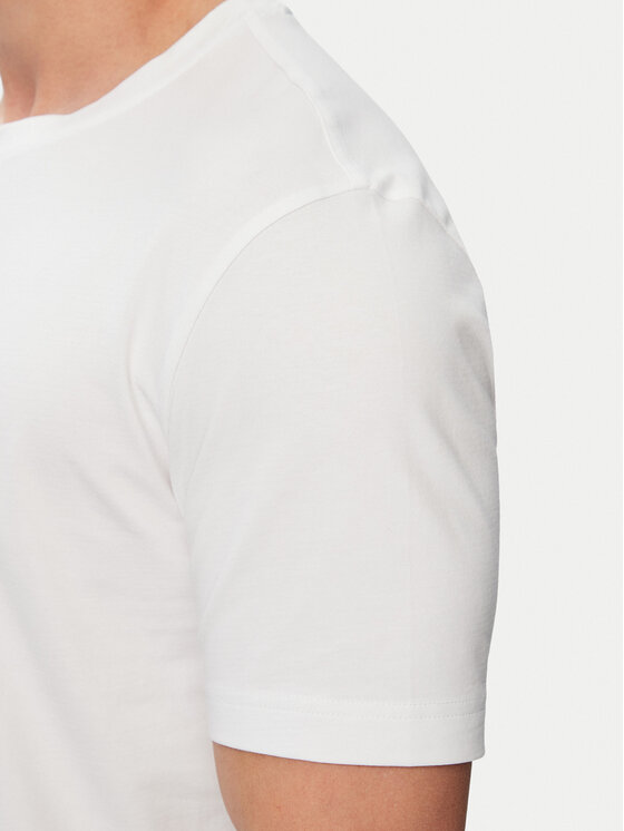 BOSS BOSS Тишърт Network Flag 50566853 Бял Regular Fit